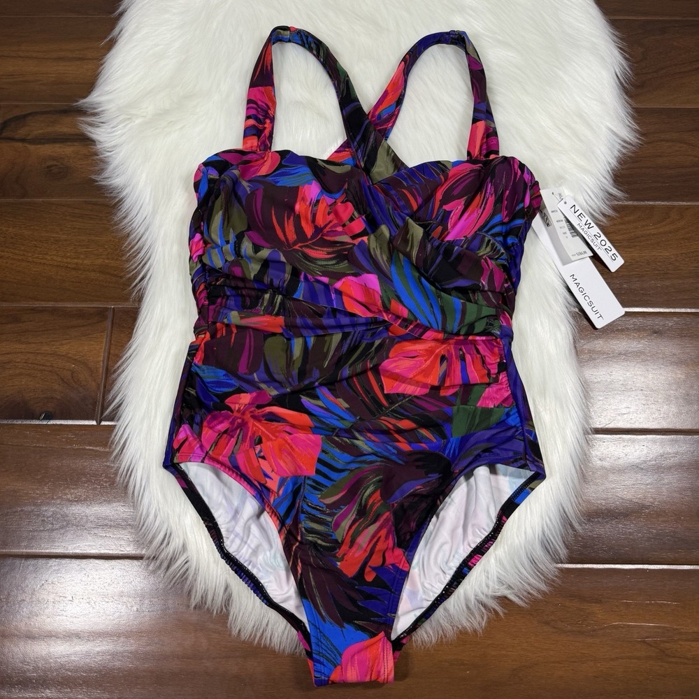Magicsuit Women's Size 10 Summer Lovin Floral Nico One Piece Swimsuit